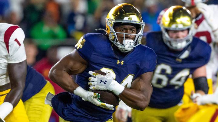 Notre Dame’s Jadarian Price lights up USC with crazy 100