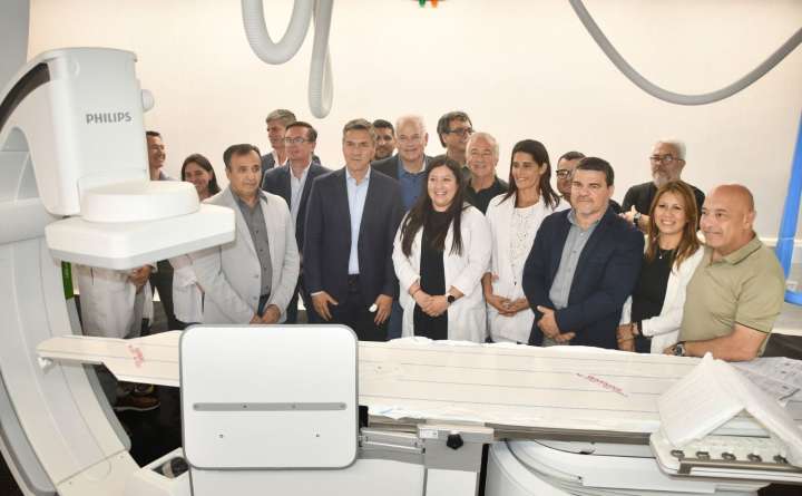 Zdero habilitó la obra civil de la sala de hemodinamia con un angiómetro de alta tecnología