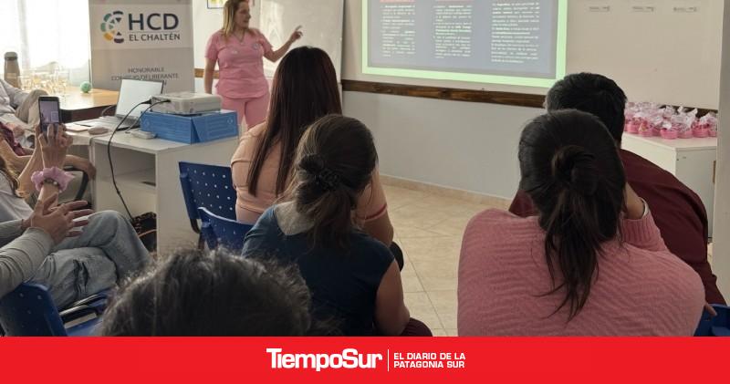 Octubre Rosa Jornada de concientización sobre el cáncer de mama en El Chaltén