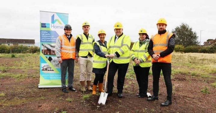 South Lanarkshire Council breaks ground on 19 properties in Larkhall
