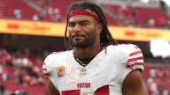49ers’ Fred Warner carted off after suffering gruesome ankle injury