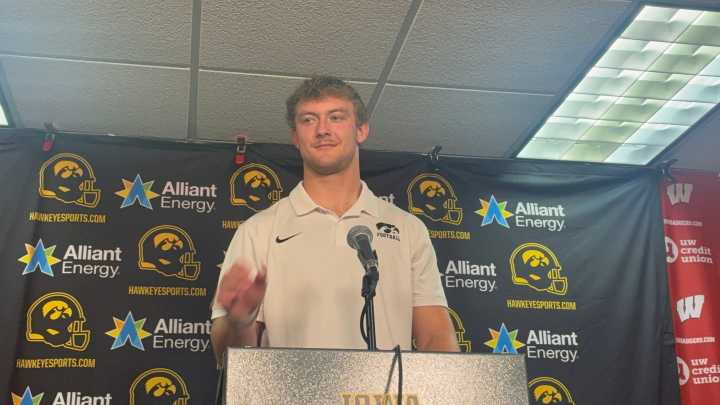 Zach Lutmer explains why Wisconsin was called for pregame penalty