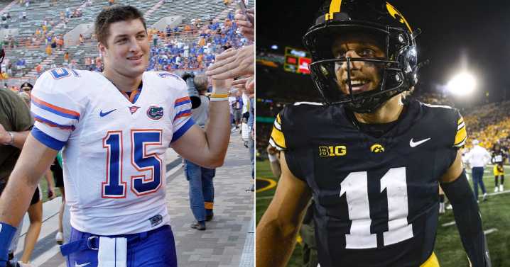 What makes Tim Tebow the right comp for Iowa quarterback Mark Gronowski?