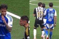 Jugador brasileño realiza polémico gesto y agrede a Iván Román en duelo entre Mineiro y Cruzeiro