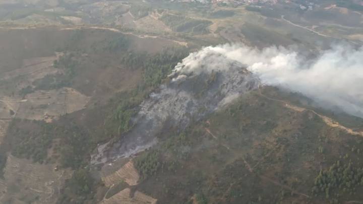 El Infoex da por controlado el incendio forestal de Marchagaz More