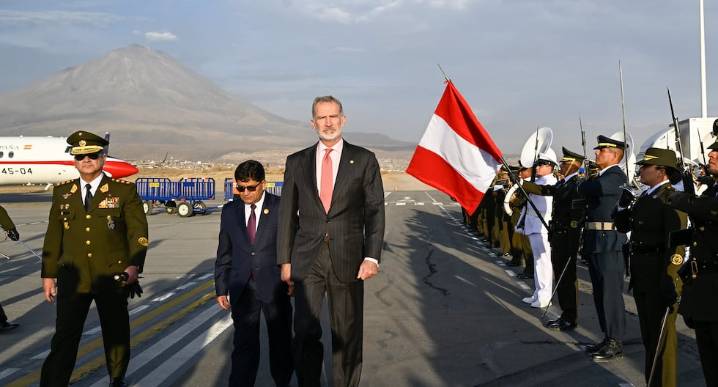 Rey de España, Felipe VI, en suelo arequipeño (VIDEO)