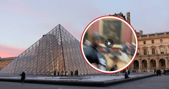 Increíble VIDEO del momento exacto en el que evacuaron a visitantes del Museo del Louvre