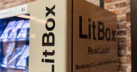 A book vending machine provides an outlet for D.C.-area authors after funding cuts