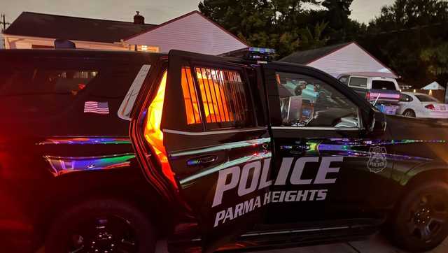 WATCH: Video shows Ohio officers corralling runaway inflatable pumpkin