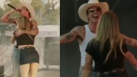 Fans Go Wild As Hilary Duff Joins Role Model On Stage At ACL Festival