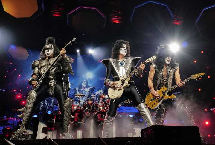 Gene Simmons was hospitalized after crashing into parked car