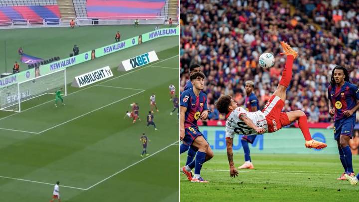 Golazo de chilena le da la vuelta al mundo: Barcelona sufre con el Girona de Yáser Asprilla