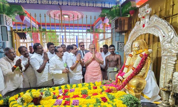 VP Radhakrishnan, CM Stalin pay respect to Pasumpon Muthuramalinga Thevar