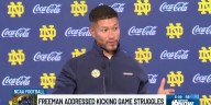 Marcus Freeman addresses Notre Dame’s kicking game struggles