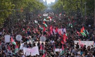 Tens of thousands march in Barcelona to protest Israel's war in Gaza