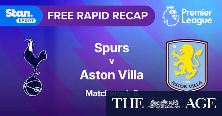 Rapid Recap | MW8: Spurs vs Aston Villa