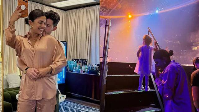 Priyanka, Malti steal hearts at Nick Jonas’s Florida concert