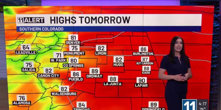 Feeling warm for now, changes arrive this weekend