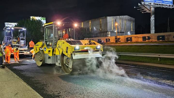 AUSOL inició nueva etapa de repavimentación en Panamericana