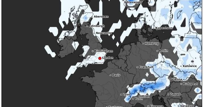New UK weather maps show when snow could blanket Brits for entire weekend