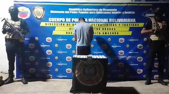 60 cebollitas tenía cuando lo atrapó la PNB