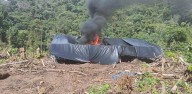 Golpe a la informalidad: Destruyen 30 campamentos dedicados a la minería ilegal en Amazonas