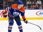 How long can Trent Frederic hang in top line with Oilers superstars?