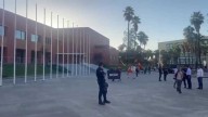 Protestas y vítores reciben a Vito Quiles en la UPO: "Fuera fascistas de Universidad"