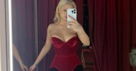 Alabama Barker Nails Halloween with Cheeky Bodysuit Photos