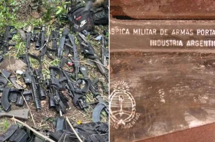 Impactante hallazgo: un fusil FAL del Ejército Argentino fue encontrado en el arsenal del Comando Vermelho en Brasil