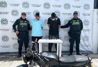 Cayeron dos presuntos miembros del Clan del Golfo con arma de fuego
