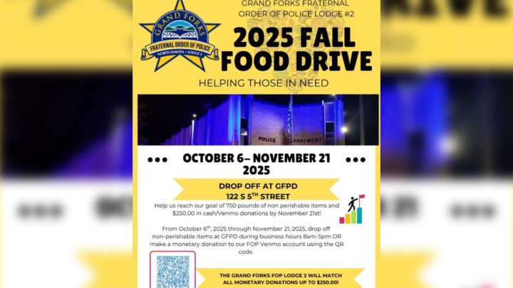 Grand Forks police expand their annual food drive
