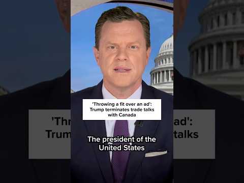 Trump terminates trade talks with Canada