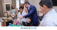 Orrego recibió a los alumnos sanjuaninos ganadores del primer premio nacional de robótica
