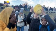 Students drop pumpkins to put physics lessons to the test