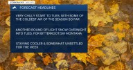 Weather Forecast: Another round of light snow expected in SW Montana Tuesday
