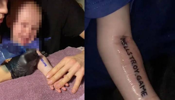 Tatuaron a su bebé para ganarse un departamento de streamer en Bielorrusia y se llenaron de críticas