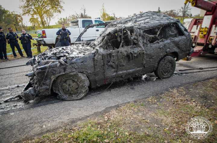 Vehicle pulled from Red River in Fargo on Saturday is not tied to missing woman case in West Fargo