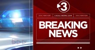 Car crashes through downtown bank Wednesday evening