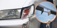 Puente colgante colapsó justo cuando un vehículo transitaba por el sector: varias personas resultaron lesionadas