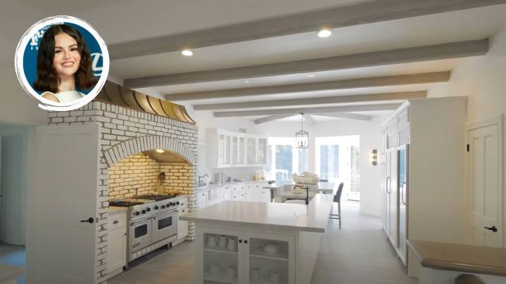 Selena Gomez's Cottage Style Kitchen Sets The Trend For Feature Arches
