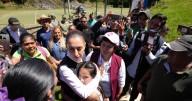 Claudia Sheinbaum supervisa en Querétaro daños por lluvias; anuncia despliegue de 3 mil brigadistas