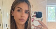 Jessica Alba Turns Heads in Floral Dress