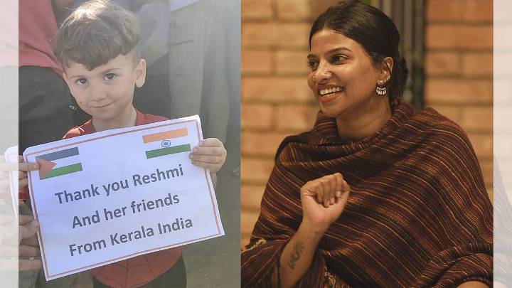 Kerala Woman Sends Aid To Gaza