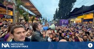 Cuenta regresiva para las elecciones: Milei cierra en Rosario y Kicillof junto a Taiana y Massa en San Martín