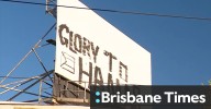 Vandals target billboard and Officeworks with pro
