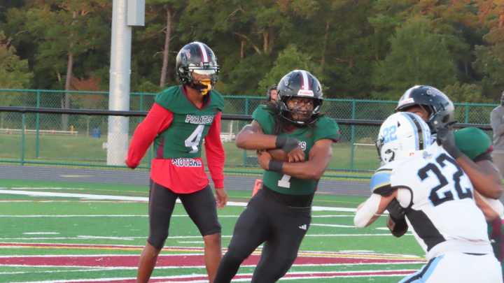 Dunbar, Cedar Creek football roll by Lower Cape May