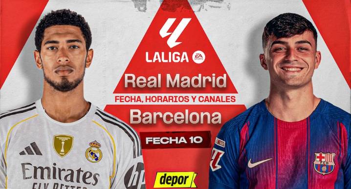 Real Madrid vs. Barcelona: canales de televisión y cuándo se juega el clásico de España