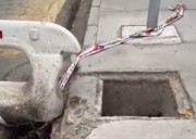Vecinos de calle Portales denuncian peligro generado por colector de aguas lluvias en mal estado