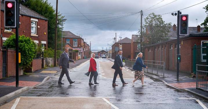 New crossing installed in attempt to prevent road deaths on busy Greater Manchester route